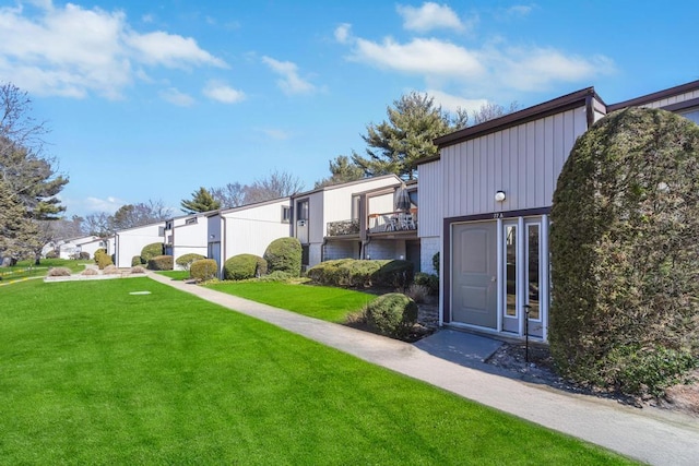 view of property with a residential view