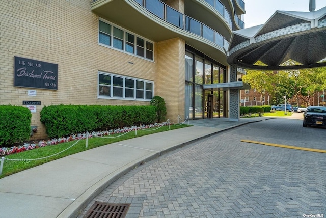 exterior space featuring uncovered parking