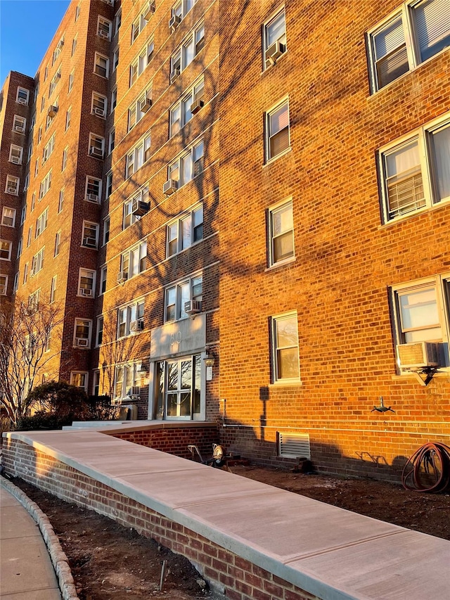 view of property with cooling unit