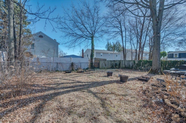 exterior space featuring fence