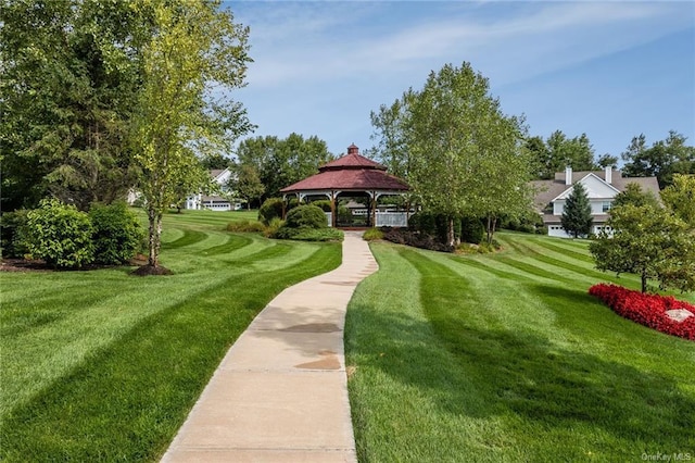 25 Fairways Dr Unit 1, Middletown, NY 10940 - view of property's community featuring a gazebo and a yard