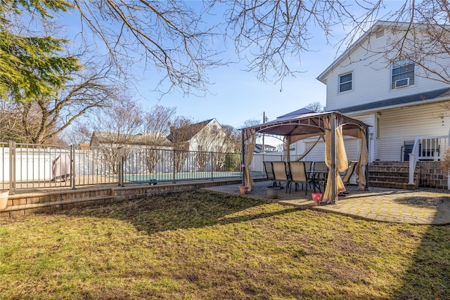 724 Thrush Ave, West Hempstead, NY 11552 - view of yard featuring a gazebo and a patio
