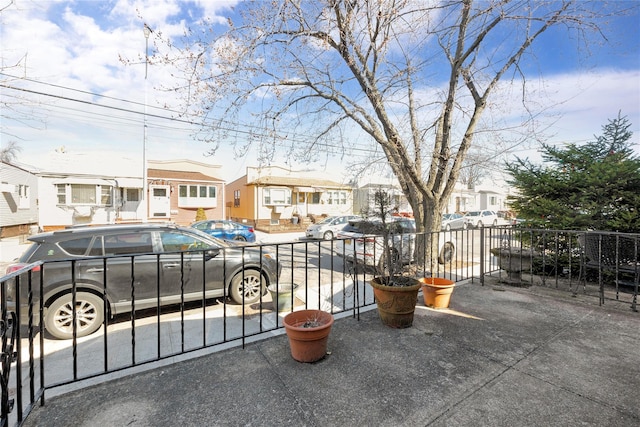 exterior space with a residential view