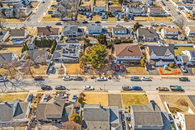 drone / aerial view featuring a residential view