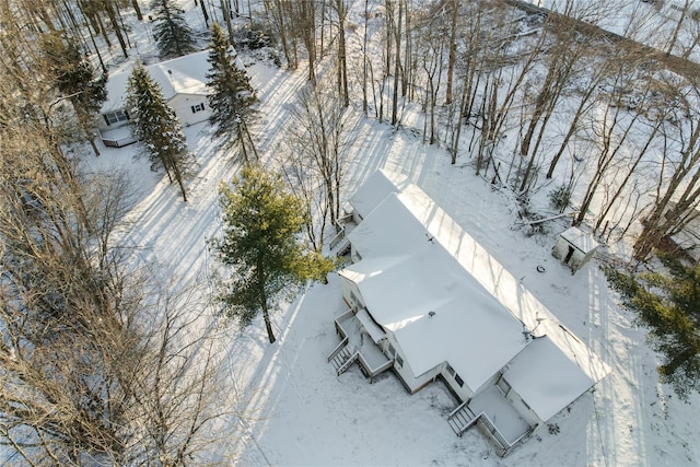 380 Fraser Rd, Kiamesha Lake, NY 12751 - view of snowy aerial view
