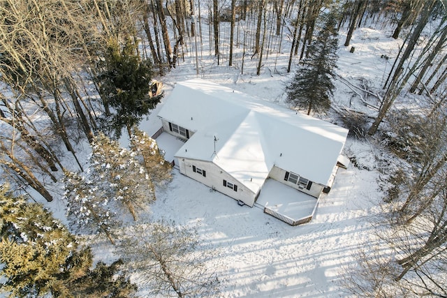 380 Fraser Rd, Kiamesha Lake, NY 12751 - view of snowy aerial view