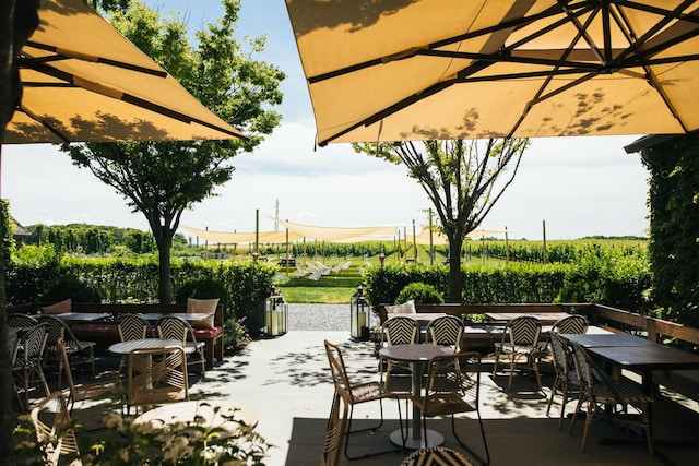 view of patio / terrace with outdoor dining area