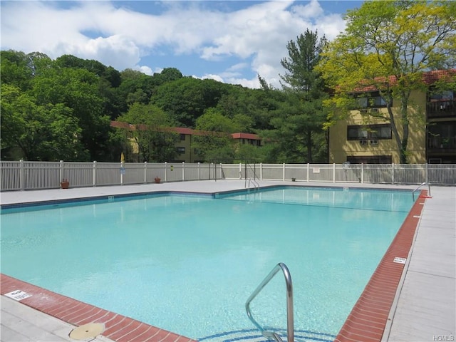 pool with fence