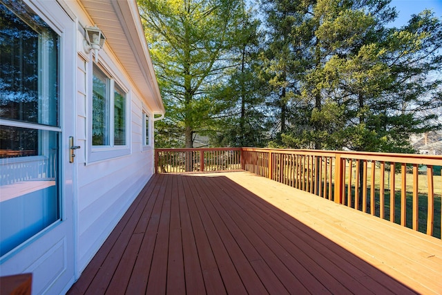 view of deck