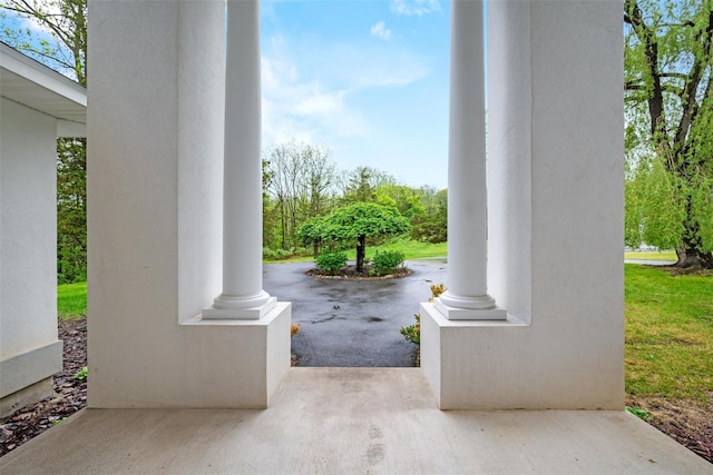 view of patio