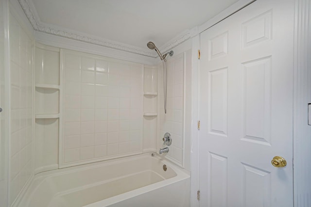 bathroom featuring tub / shower combination