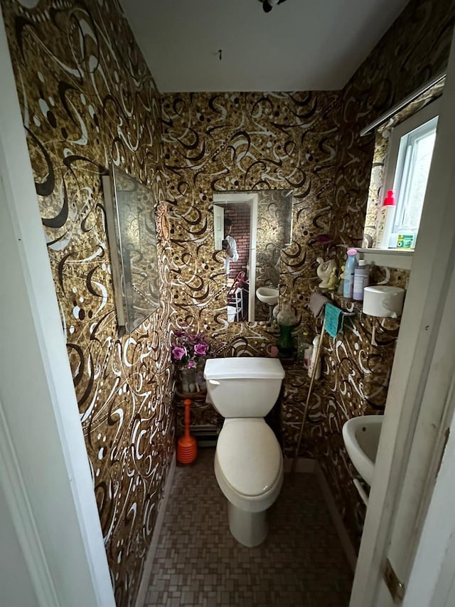 bathroom with toilet