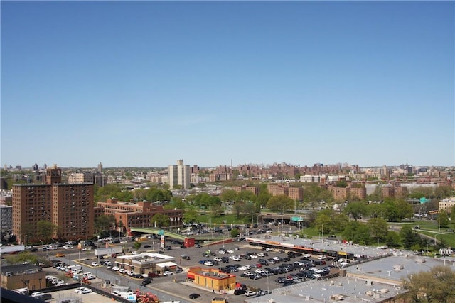 aerial view featuring a view of city