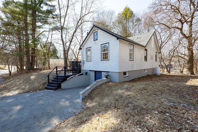 view of property exterior