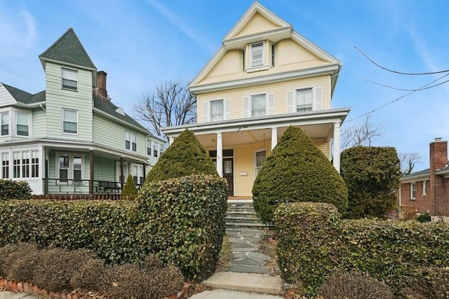 victorian home with a porch