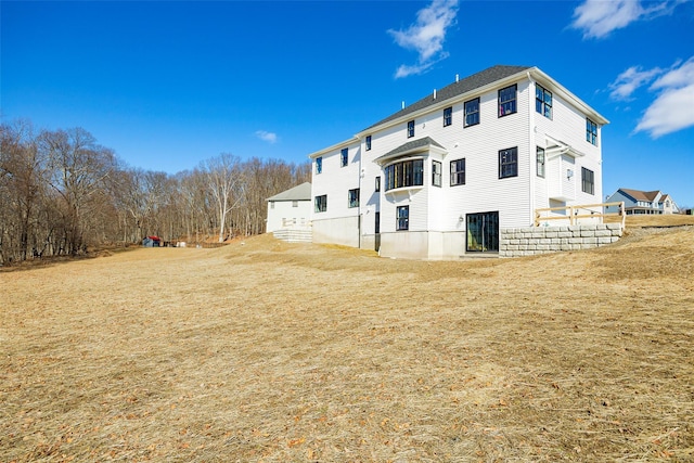 view of rear view of property