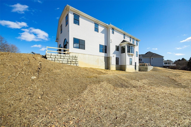 view of rear view of property