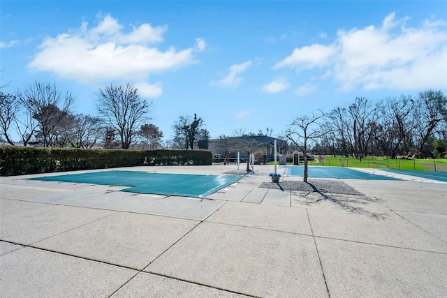 pool featuring a patio