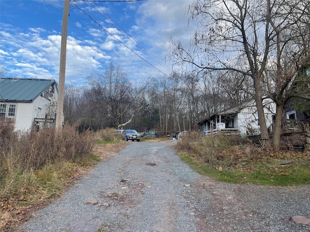 view of road
