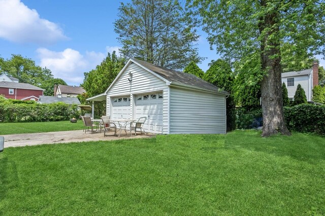 73 Spruce Ave, Floral Park, NY 11001 - view of detached garage