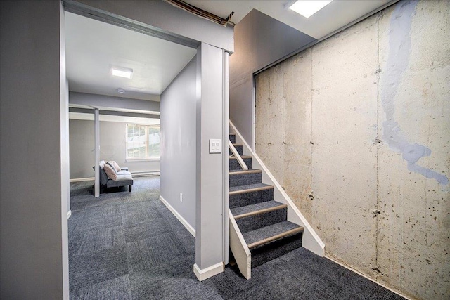 10 Lyford Ln, Poughkeepsie, NY 12601 - staircase featuring carpet