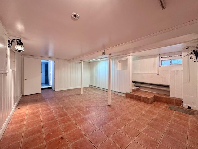 94-17 42nd Ave, Elmhurst, NY 11373 - below grade area featuring tile patterned flooring