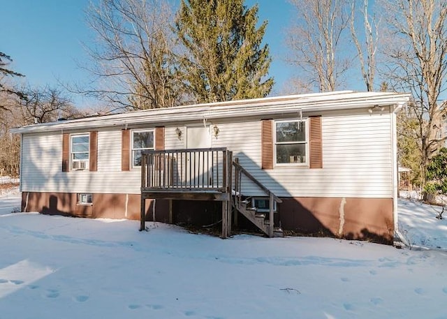 view of manufactured / mobile home