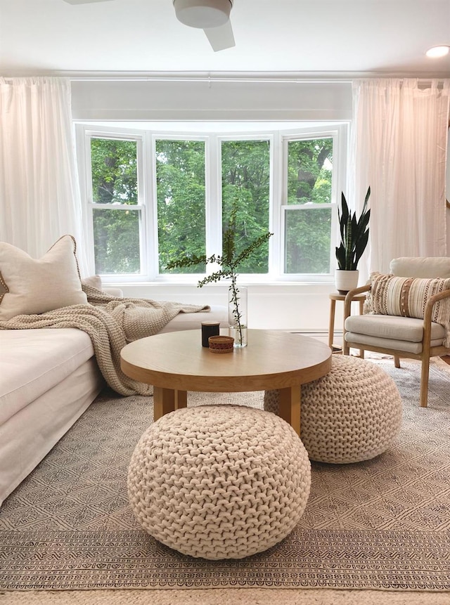 view of living area