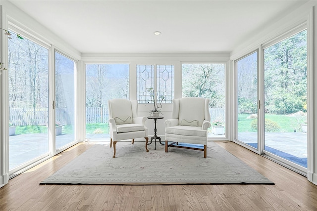 33 N Way, Chappaqua, NY 10514 - sunroom / solarium featuring a healthy amount of sunlight and wood finished floors