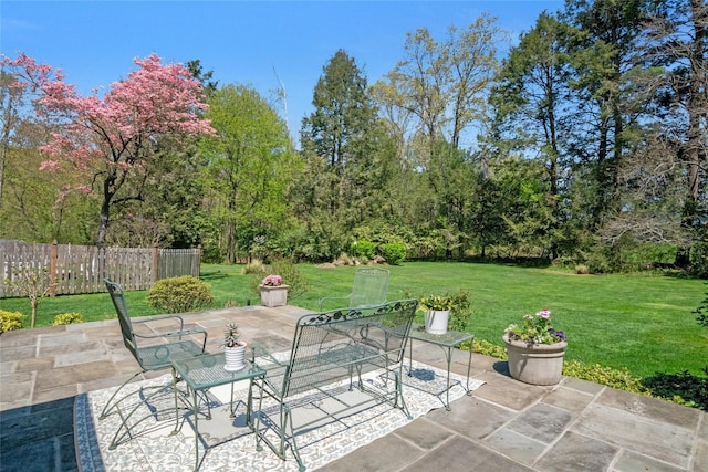 33 N Way, Chappaqua, NY 10514 - view of patio / terrace with fence