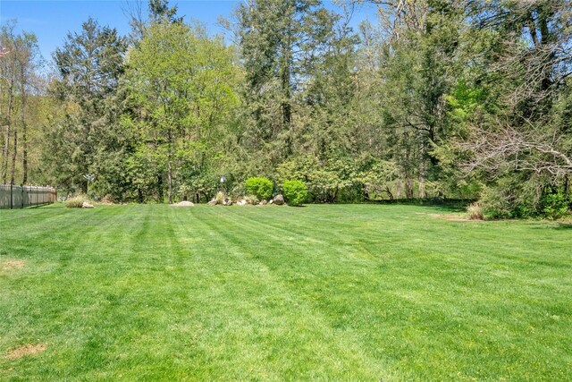 33 N Way, Chappaqua, NY 10514 - view of yard with fence