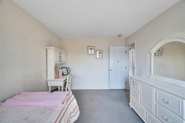 bedroom with carpet floors