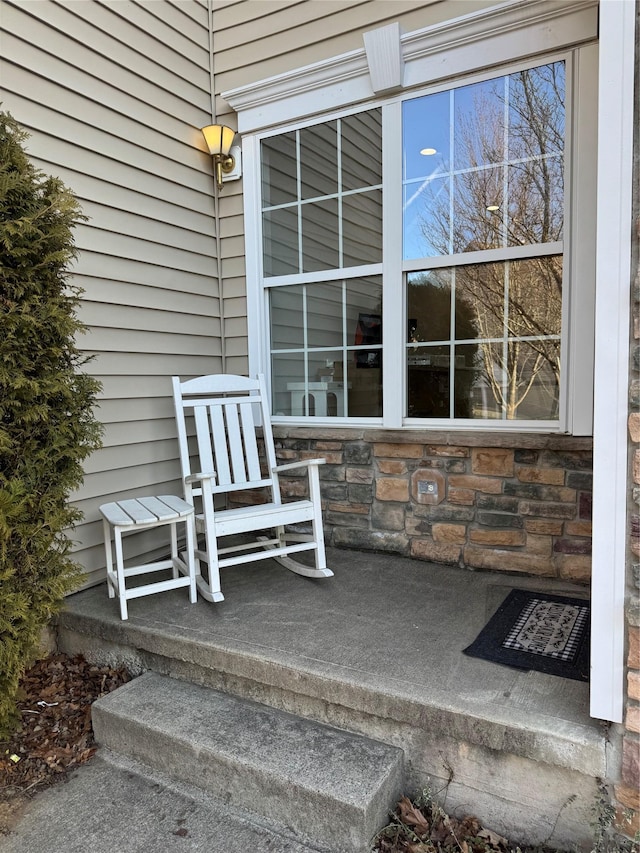 view of patio / terrace featuring covered porch