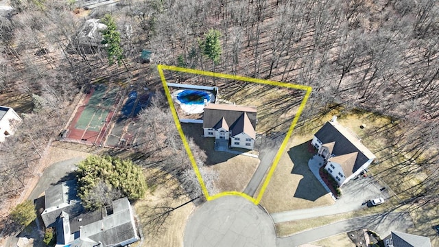 drone / aerial view