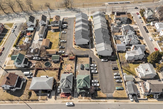 drone / aerial view featuring a residential view