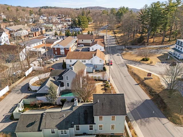 drone / aerial view featuring a residential view