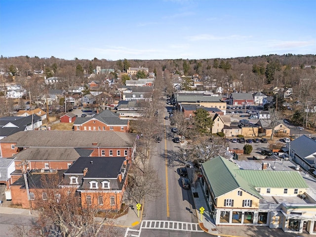 bird's eye view featuring a residential view