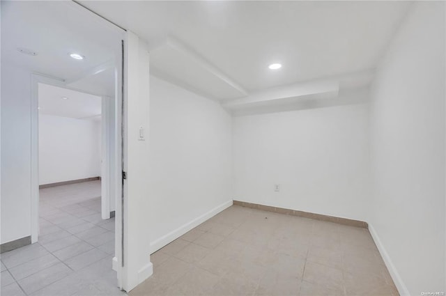21 Ravine Rd, Great Neck, NY 11023 - spare room with recessed lighting and baseboards