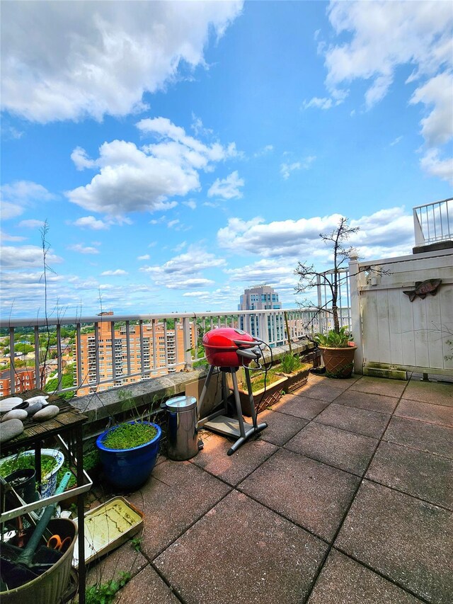 10740 Queens Blvd Pha, Pha, Forest Hills, NY 11375 - view of patio / terrace with a balcony