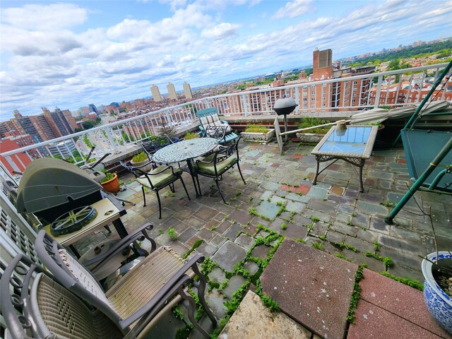 10740 Queens Blvd Pha, Pha, Forest Hills, NY 11375 - view of patio featuring a view of city
