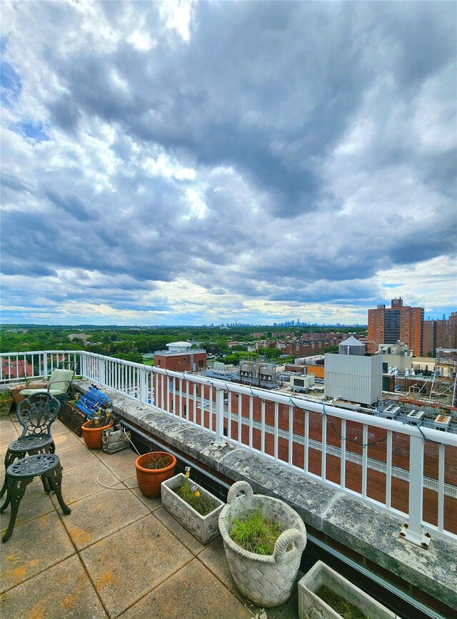 10740 Queens Blvd Pha, Pha, Forest Hills, NY 11375 - view of patio featuring a balcony