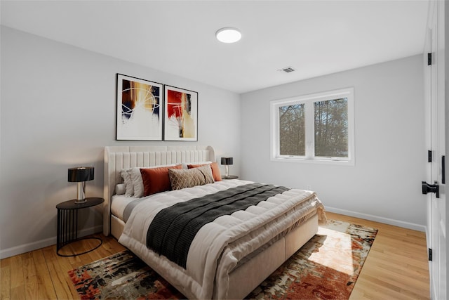 250 Blauvelt Rd, Pearl River, NY 10965 - bedroom with baseboards, wood finished floors, and visible vents