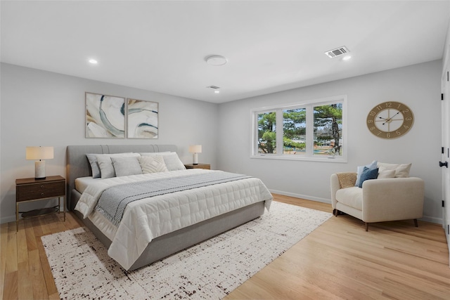 250 Blauvelt Rd, Pearl River, NY 10965 - bedroom with recessed lighting, visible vents, light wood finished floors, and baseboards
