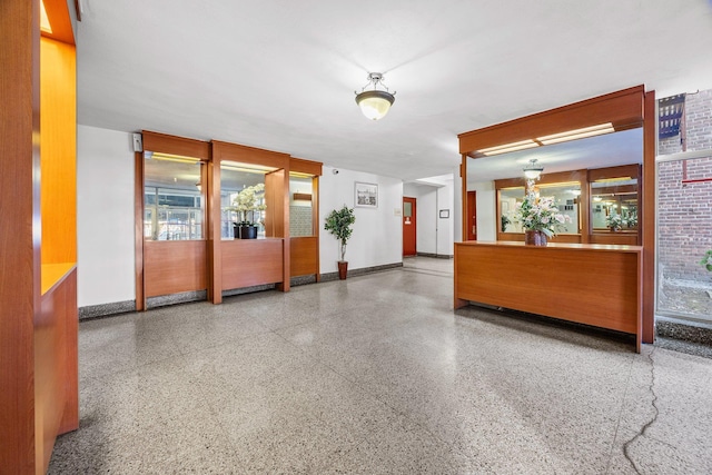 view of reception area