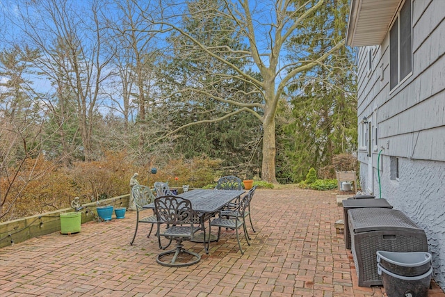 view of patio / terrace with outdoor dining space