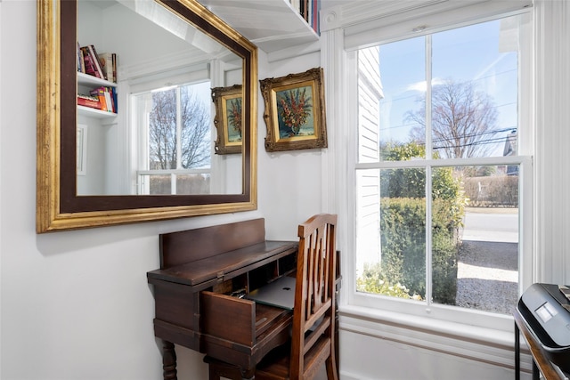 dining room with a wealth of natural light