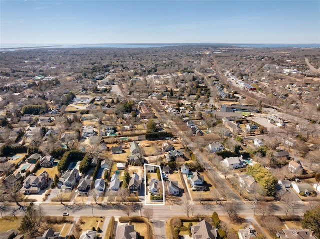 birds eye view of property featuring a residential view