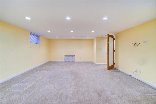 69 Leber Rd, Blauvelt, NY 10913 - carpeted empty room with recessed lighting, baseboards, and visible vents