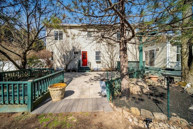 69 Leber Rd, Blauvelt, NY 10913 - rear view of property featuring a patio area and entry steps