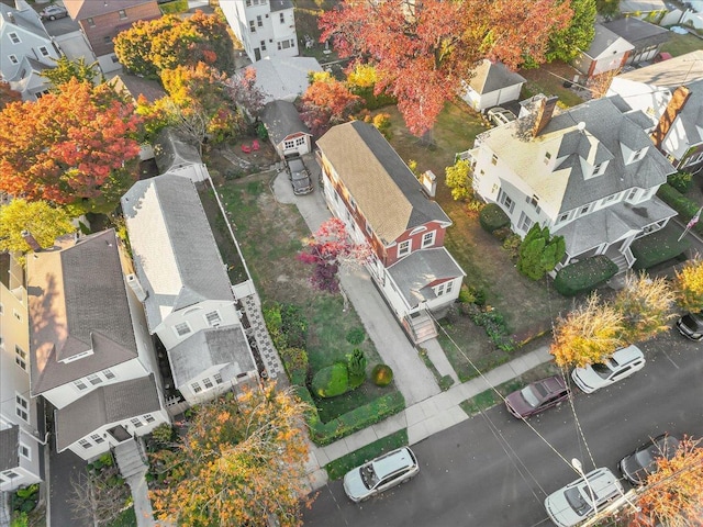 birds eye view of property featuring a residential view